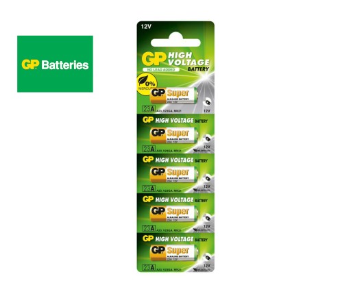 5 x GP batéria 12V L1028 F A23 MN21 1028 A 23