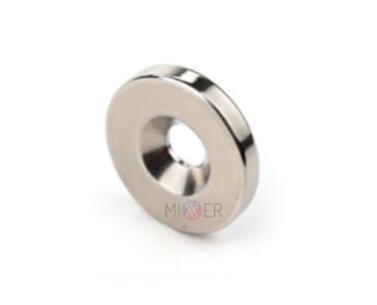 Neodymový magnet 15x3 krúžok s otvorom 5ks