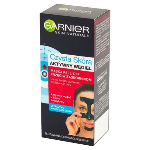 GARNIER Clean Skin Mask 3v1 s aktívnym uhlím 50ml