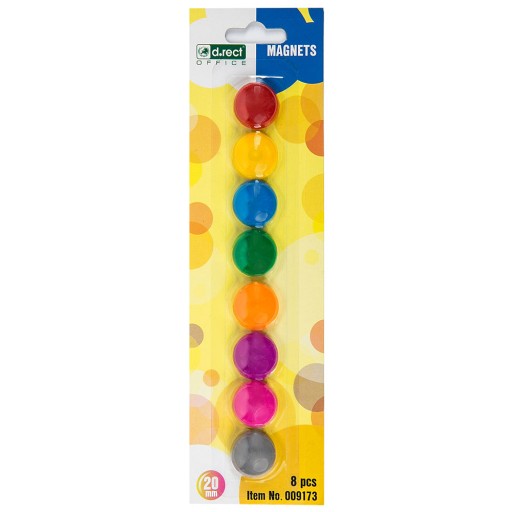 Magnety 20 mm 8 kusov D.RECT