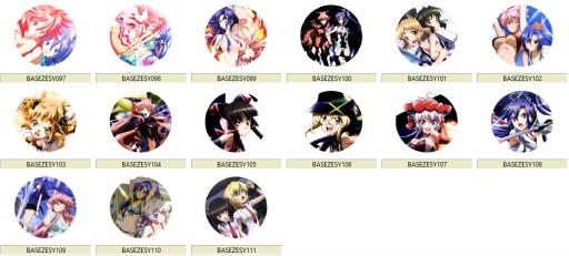Senki Zesshou Symphogear Pins VEĽKÝ VÝBER
