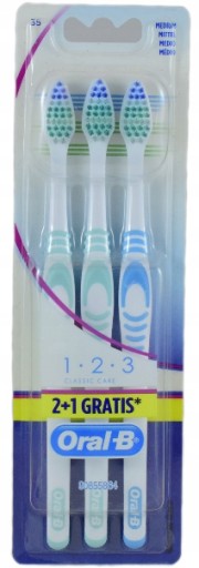 Zubné kefky Oral B Classic Care Medium, 3 kusy