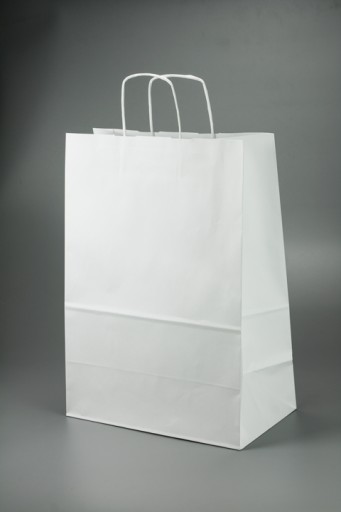 Biela papierová taška MIA 240x110x310 25 ks