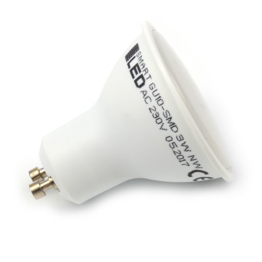 GU10 LED žiarovka 2835 SMD 3W RA80 Neutral White