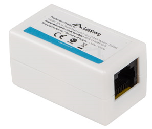 ADAPTÉR sieťový konektor RJ45 x2 cat6 UTP Lanberg