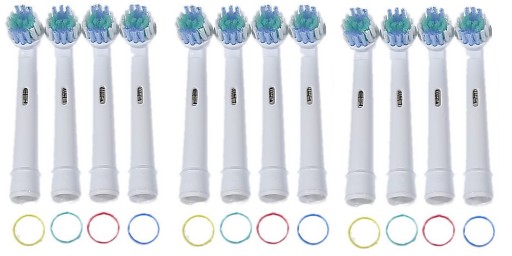 BRAUN NÁSTROJE NA KEFKY ORAL-B 12 KS. 3 balenie