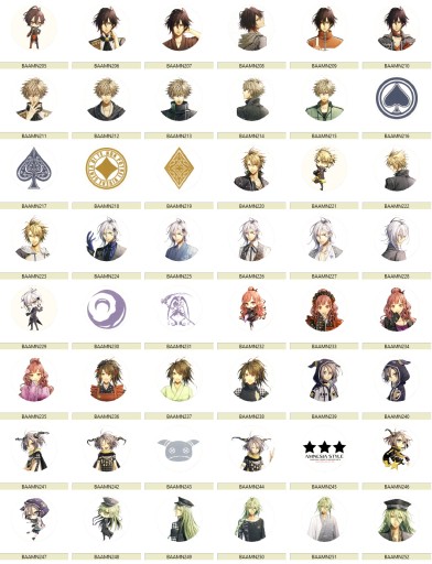 Manga Anime Amnesia Pins MNOHÉ DIZAJNY