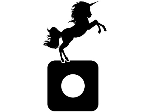 NÁLEPKA pod kontaktnú zásuvku SWITCH UNICORN do detskej izby