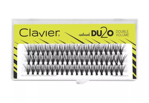 Clavier 8mm DU2O chumáčiky mihalníc s dvojitým objemom