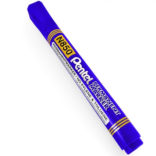 Permanentný okrúhly modrý fix PENTEL N850