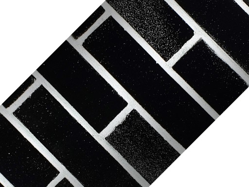 Fólia PVC dyha Nábytok TEHLA ČIERNA 45x25 Y33