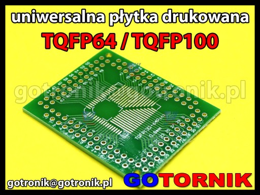 OBOJSTRANNÁ DESKA PCB TQFP64 TQFP100 PCB-076