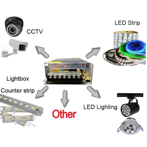 LED zdroj 12V 3A 36W IP20 mesh metal SLIM