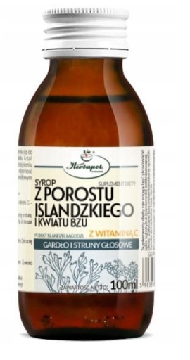 ISLANDSKÝ LIŠNÍKOVÝ A BZOVÝ SIRUP 100 ml
