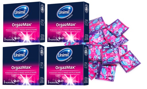 UNIMIL ORGAZMAX kondómy 3 ks, VEĽKÉ ORIEŠKY