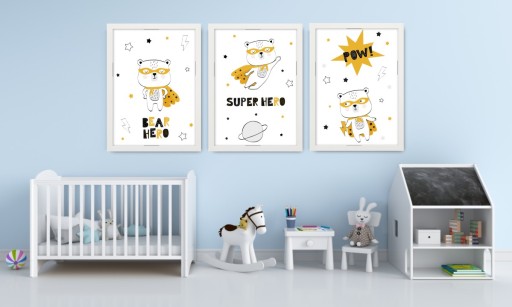 Obrazový plagát formátu A4, grafika pre deti