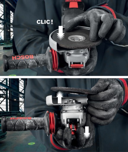 BOSCH FIBER DISC 125mm X-LOCK GR.24 METAL INOX