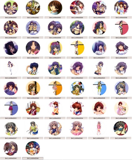 Manga Anime Clannad Pins MNOHÉ DIZAJNY