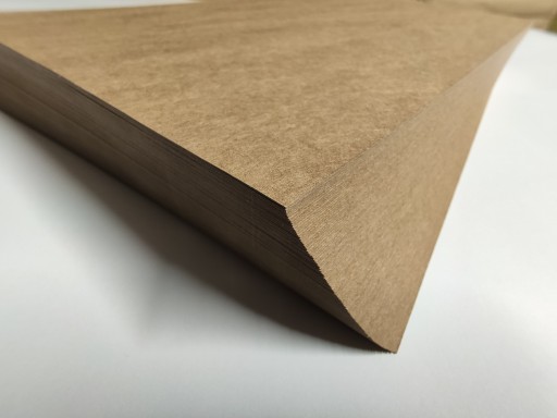 Papier Eco Kraft 250g 100 listov A5 Hnedé pozvánky
