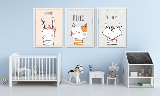Obrazový plagát formátu A4, grafika pre deti