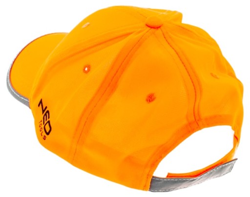 Oranžová, hladká pracovná čiapka NEO 81-794