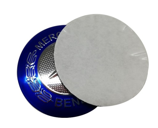 vypuklá hliníková nálepka emblém Mercedes 56mm