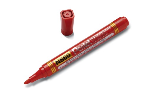 Pentel Marker so skoseným hrotom, čierny N860-A