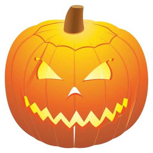 HALLOWEEN ZRKADLOVÉ NÁLEPKY NA OKNO TEKVICE TEKVICE