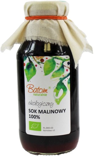 ŠŤAVA Z MALINY NFC BIO 330 ml - BATOM