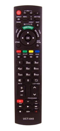 DIAĽKOVÉ OVLÁDANIE PRE LED LCD TV PANASONIC UCT-045