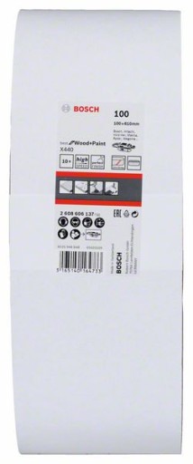 BOSCH Brúsny pás 100x610 mm GR. 100