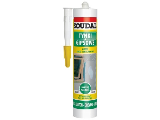 SOUDAL Svetlý akrylový tmel 280 ml biely