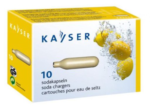CO2 NÁDOBKY DO SIFÓNU KAYSER SATURÁTORA SÓDOVEJ VODY