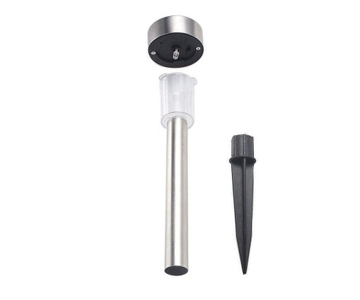 Solárne LED záhradné svietidlo stojace Inox Plug-in Garden Solar 6500K