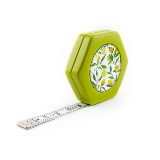 Krajčírsky centimetrový meter s magnetom 150cm zelený HEXAGON