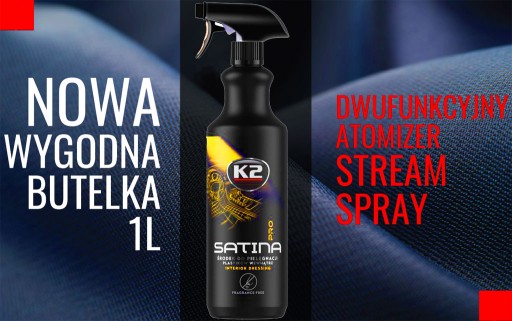 K2 SATINA PRO KOKPIT DRESSING, Bez vône, 1L