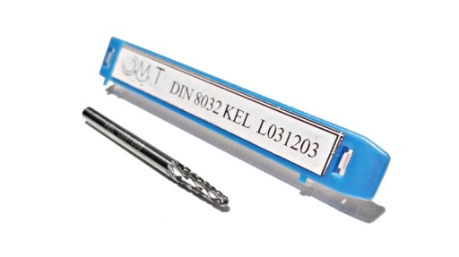 FRÉZA OTOČNÝ PILNÍK KEL 3x12 VHM PRO SHANK. 3 mm