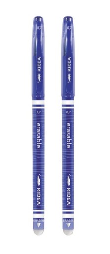 KIDEA SMAZATEĽNÉ GULIČKOVÉ PERO 0,7 mm MODRÉ 1 kus