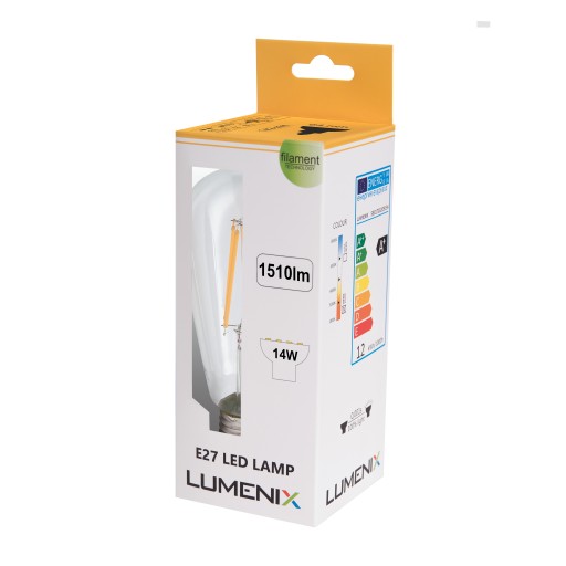 E27 LED FILAMENT 14W NEUTRÁLNA dekoratívna TEAR žiarovka