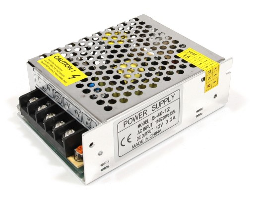 NAPÁJANIE 12V 40W 3,2A IP20 PRE LED PÁSKY, CCTV
