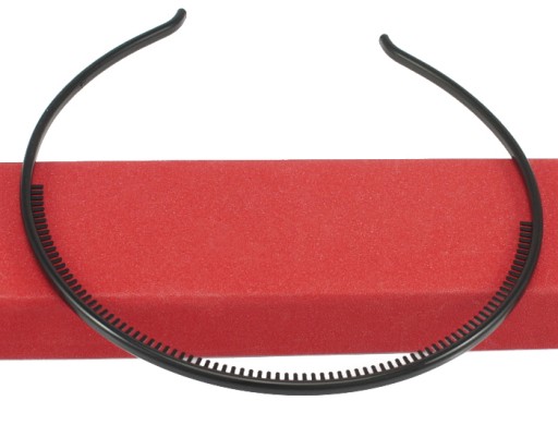 VLÁSENKA, ČIERNA, PLASTOVÁ, 0,8 CM