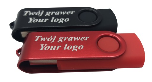 Pendrive TWISTER 32 GB s gravírovaním loga alebo textu
