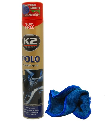 K2 Polo Cockpit STRAWBERRY 750ML PLAK do kokpitu
