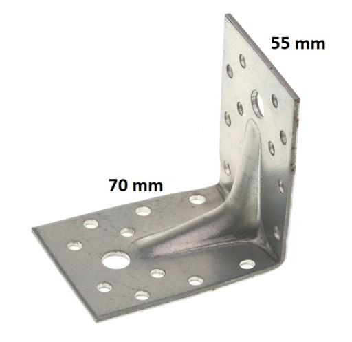 TESÁRSKY UHOL 70x70x55 mm 2 ks, VYZT.