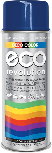 ECO kvetinový polystyrénový lak v spreji, RAL 5002