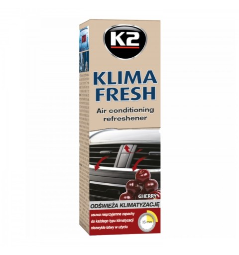 K2 KLIMA FRESH ODSTRAŇOVAČ KLIMATIZÁCIE čerešňa