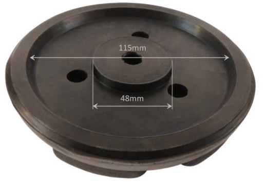 GUMOVÝ ADAPTÉR ZDVÍHACÍ KRYT ĽAVÝ 115mm