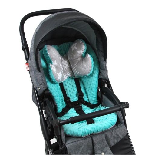 Antišokový vankúš BabyLux BUTTERFLY minky NO