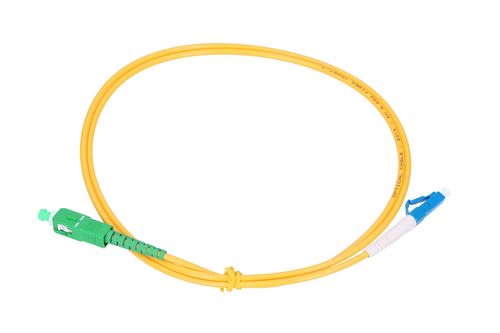 Prepojovací kábel z optických vlákien SM 9/125 LC/UPC-SC/APC 1m simplex
