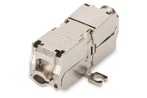 Adaptér barel konektora cat.6a RJ45 STP FTP obrazovka